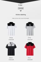 POLO de manga corta ultrafino para deportes al aire libre, camiseta de entrenamiento de Golf, transpirable, informal, Color cont - details 3