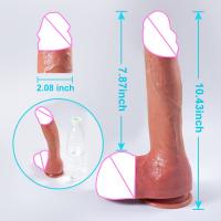 Fierce Horse Doble Capa Silicona Líquida Diseño de Venas Suave Piel-Like Enchufe Anal para Parejas - details 6