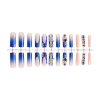 Wearable uñas broca flash broca flash uñas uñas piezas de uñas acabadas tubo de agua larga uñas cuadradas uñas falsas - details 4