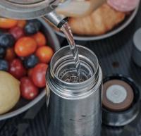Termo de titanio para viajes sin fronteras, café frío y caliente, villa de ocio al aire libre, botella de vacío de titanio - details 6