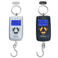 Mini báscula colgante Digital para maleta, balanza electrónica portátil de 45kg/10g, peso de Kg Lb Oz Jin, báscula de gancho de pescado - details 4