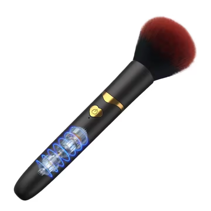 Leten-brocha de maquillaje, consolador vibrador tipo bala, orgasmo de choque fuerte, estimulador del clítoris y pezón del punto G, masaje AV, varita mágica, Juguetes sexuales femeninos - 1