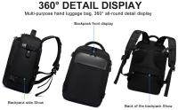 Mochila de viaje cabina avion 40x20x25, mochila de transporte, impermeable para deporte al aire libre - details 3