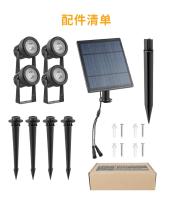 Luz LED Solar para exteriores, foco de 3000K/6000K/RGB para jardín, lámpara de césped impermeable IP65, luz de pared, novedad - details 6