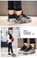 Zapatillas de deporte de alta calidad para niños y niñas, zapatos informales para correr, zapatillas de tenis deportivas de cuero con dibujos animados, a la moda - details 16