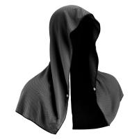 Toalla refrescante con capucha, toallas de refrigeración para cuello y cara, para Sauna, Yoga, Camping, entrenamiento, color negro - details 0