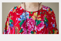 Vestido Vintage de Algodón de Manga Larga Talla Grande, Elegante y Suelto para Mujeres - details 22