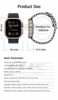 HK9 ultra 2 Max reloj inteligente, dispositivo con inteligencia Artificial IA, detección de frecuencia cardíaca, recordatorio de información, 1GB, AMOLED, novedad de 2024 - details 13