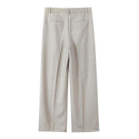 OUWU- Conjunto De Pantalones Y Chaleco De Primavera Para Mujer, Top Con Cuello Redondo Y Botones A La Moda, Pantalones De Cintura Alta, Traje De Ocio Para Oficina, Nuevo - details 15