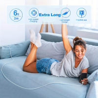 Cable De Carga Rápida 1M/2M/3M Tipo C a L Para iPhone iPad Cable De Correa Para Móvil Con Corriente Máxima De 2.4A - details 4