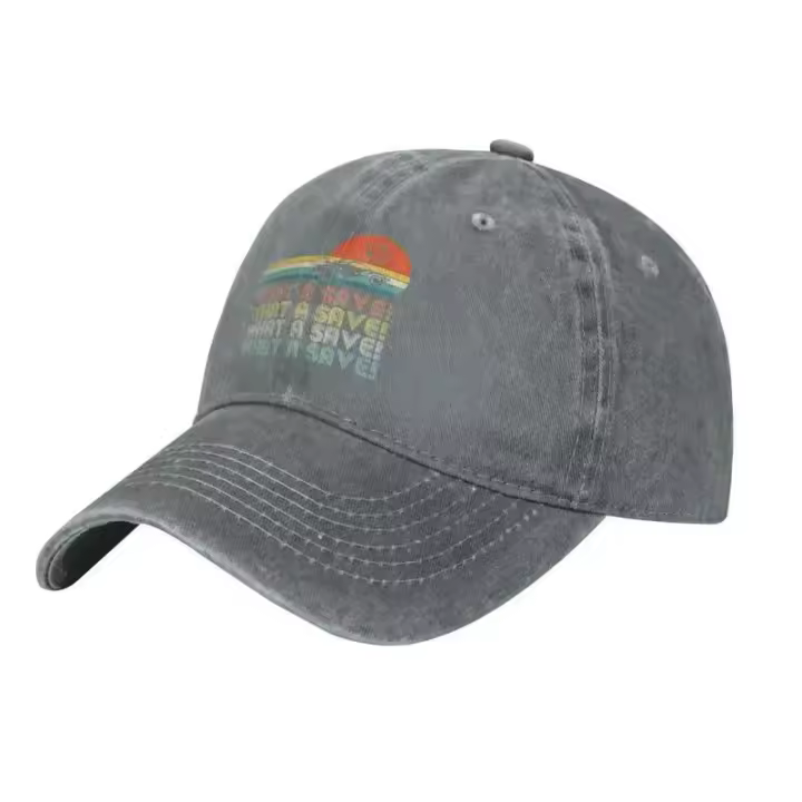 Moda What A Save Vintage Retro Rocket Soccer Car League Gorra de béisbol Sombreros de algodón Gorras de vaquero Unisex - 1