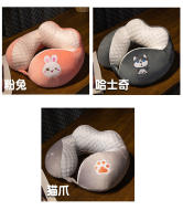 Almohada en forma de U para el cuello de viaje, hombro y cuello, columna cervical para adultos, coche - details 13