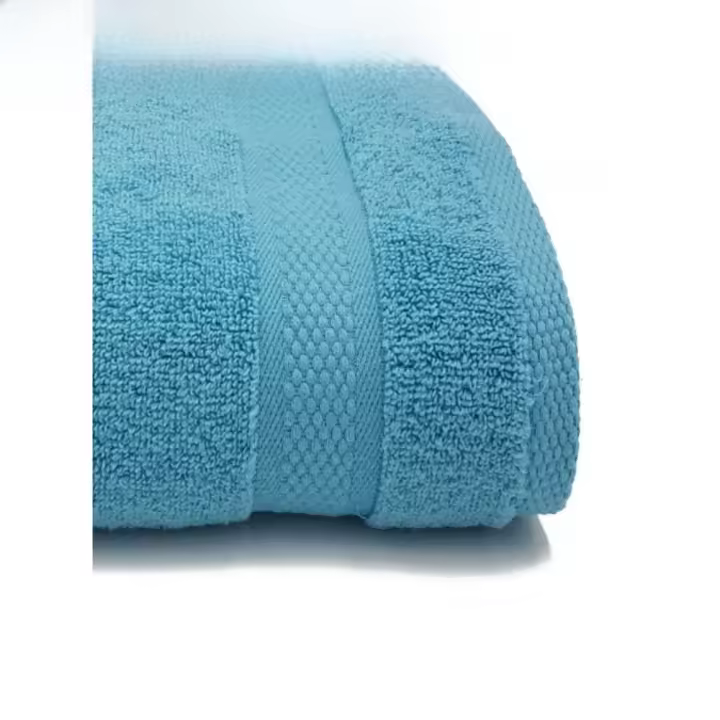 Toalla de baño, Aguamarina,100% rizo de algodón, suave, absorbente, tocador, lavabo, ducha, sábana. Prima - 1