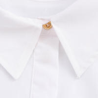 Camisas Grandes con Cinturón para Mujer OUWU Estilo Francés para Primavera Moda de Calle Holgada - details 1