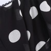 Vestido de lunares con cuello cuadrado, manga en la cintura, estilo elegante, falda larga, novedad de verano 2025, ropa de mujer - details 3