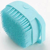 Cepillo de baño de silicona suave para perros y gatos, limpieza de aseo, ducha - details 6