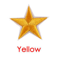 10 Piezas de Parches Bordados con Motivo Militar en 9 Colores, Insignias Doradas de 5 Estrellas para Planchar en la Ropa - details 5