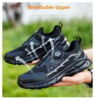 Zapatos de Trabajo de Acero Transpirables para Hombres y Mujeres A Prueba de Agujas, Ligeros y con Botón Rotativo - details 8