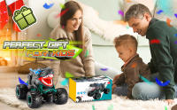 Camión Monstruo de Dinosaurios Telecontrolado Juguete de Vehículo para Niños de 3-12 Años - details 6