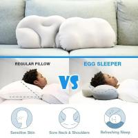 Sleeper-almohada redonda para dormir, masajeador de cuello y cabeza, cojín de espuma viscoelástica para dormir, ayuda a dormir, Corrector de joroba para el cuello - details 36
