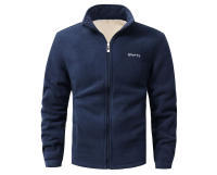 Chaquetas cálidas de forro polar para hombre, abrigos cortavientos forrados de felpa deportiva, ropa de moda, Otoño e Invierno - details 5