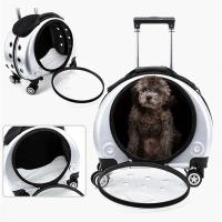 Carro de viaje, bolsa portátil transpirable para mascotas, transporte para perros, mochila para gatos de gran espacio - details 0