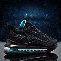 Zapatos de hombre para correr con amortiguación de aire, zapatos de primavera y otoño, nueva tendencia, tejido con mosca transpirable, suela suave, zapatos deportivos casuales para hombre - details 5