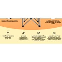silla camping plegable