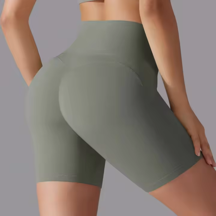 Yoga mujeres Fiess correr ciclismo transpirable deportes Leggings cintura alta verano entrenamiento gimnasio pantalones cortos - 1