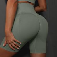 Hamidou-pantalones cortos de Yoga para mujer, mallas deportivas de cintura alta, sin costuras, para entrenamiento, ropa deportiva de verano - details 7