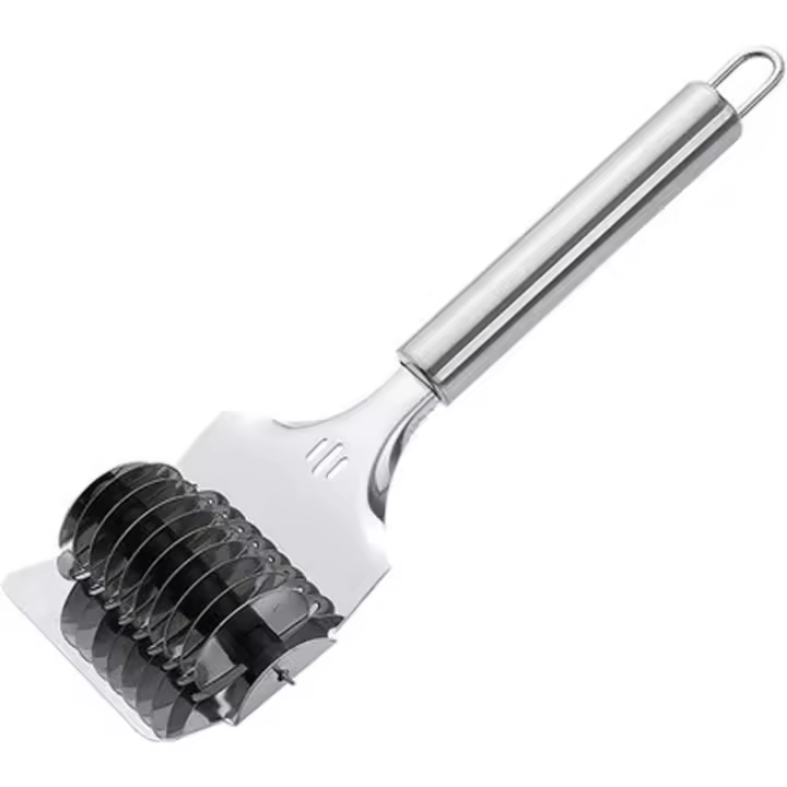 Cortador de Pasta de acero inoxidable de alta calidad, rodillo de celosía para hacer espagueti, cortador de masa, picadora de cocina - 1