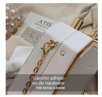 Bolso blanco de alta gama para mujer, nuevo bolso de caja de moda, bolso cruzado con cadena de moda Primavera/Verano - details 3