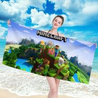 Serviette Sport M-minecraft- Baño Adultos Toallas de Microfibra de Secado Rápido para el Cuerpo Toalla de Baño Infantil Pelo Playa - details 1
