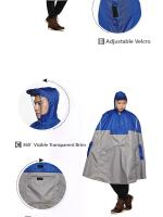 Poncho Impermeable para Exteriores Diseño Reflectante para Ciclismo, Escalada, Senderismo, Viajes - details 8