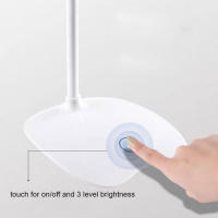 Luz led de carga USB para libros, lámpara de lectura con atenuación táctil, brillos 3, para mesita de noche, iluminación de campamento de regalo - details 2