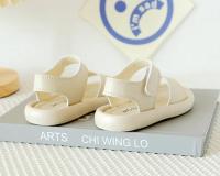 Sandalias de verano para niños y niñas, zapatos suaves y transpirables con gancho de color puro, a la moda, para la playa - details 10