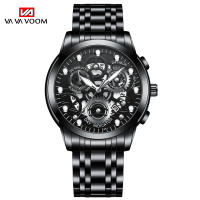 Reloj resistente al agua con movimiento de cuarzo, Color dorado puro, modelo VA VOOM, 2451JJ - details 3