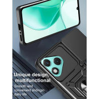 Teléfono para Honor 400 Lite 5G con cubierta de lente deslizante, funda con soporte a prueba de golpes - details 6