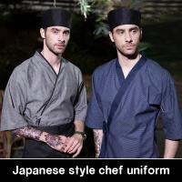 Uniformes de Chef japonés para restaurante, chaquetas de Chef de Sushi, Kimono de Chef, abrigo de cocinero, monos de camarero, camisetas de cocina - details 4