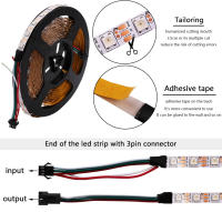 GAHADA Tira de LED RGB 30/60/144 píxeles/m Iluminación y Decoración Inteligente - details 9