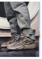 Zapatos de skate retro de mezclilla personalizados para hombre, zapatos deportivos versátiles para hombre, pareja de deportes al aire libre y zapatos casuales. - details 18
