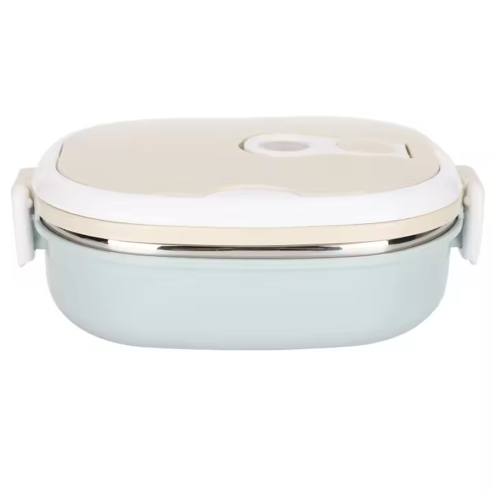 Fiambrera aislada portátil de acero inoxidable, contenedor térmico para alimentos, trabajo para estudiantes y niños - 1