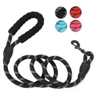 Correa 3/5m con mango acolchado suave, correa de cuerda perro resistente altamente reflectante accesorios para perros pequeños, - details 0