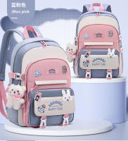 Mochila Escolar Coreana Linda para Niñas Mochila Escolar Kawaii en Rosa y Morado para Biblioteca y Escuela Primaria Regalo para Estudiantes y Niños - details 13