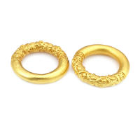 Anillo de Cierre Redondo de Brasso Dorado Mate Joyería de Alta Calidad - details 15