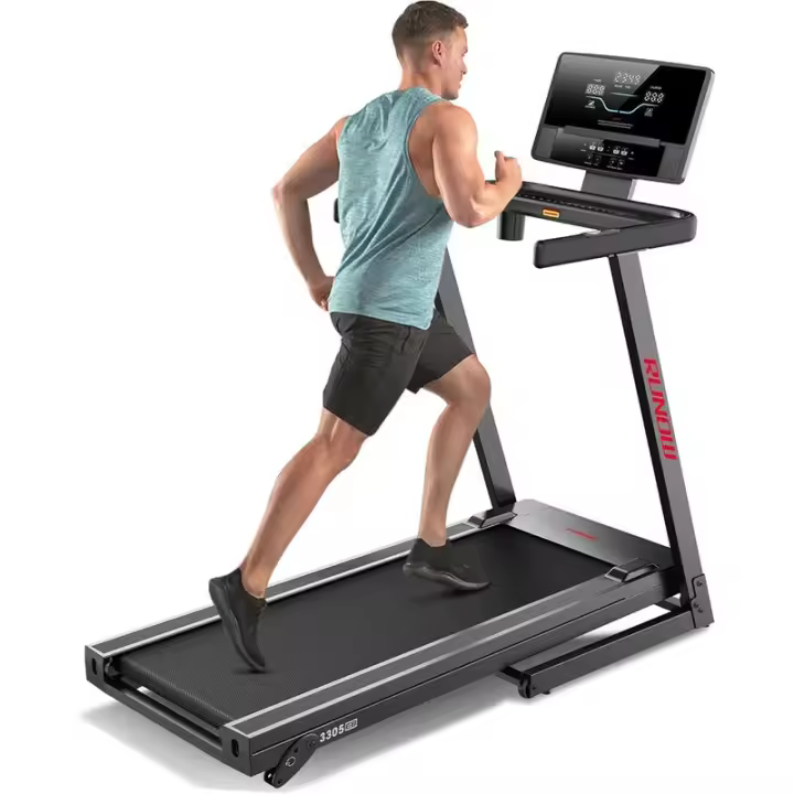 RUNOW con Inclinación, Perfecto como Cinta de Correr para Caminar y Correr en Casa, Cinta de Correr Plegable Compatible con Bluetooth y Personalizada - 1