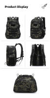 Mochila táctica impermeable para exteriores, mochila Molle para senderismo, trekking, escalada, montañismo, bolsa deportiva - details 9