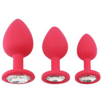 Tapón Anal de silicona para hombre y mujer, tapón sexual Unisex, 3 tamaños diferentes, entrenador Anal, S/M/L, 100% - details 3