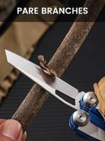 Alicates de Emergencia 14-en-1 Herramienta Multiusos Plegable Cortadores de Pijamas Tijeras - details 15
