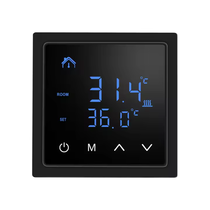 Controlador de temperatura de calefacción de suelo 85-265V MH1828A 16A termostato eléctrico LED pantalla - 1